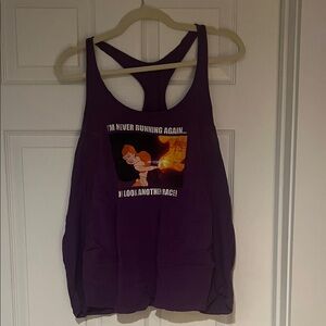 Purple Graphic Women's Tank Top